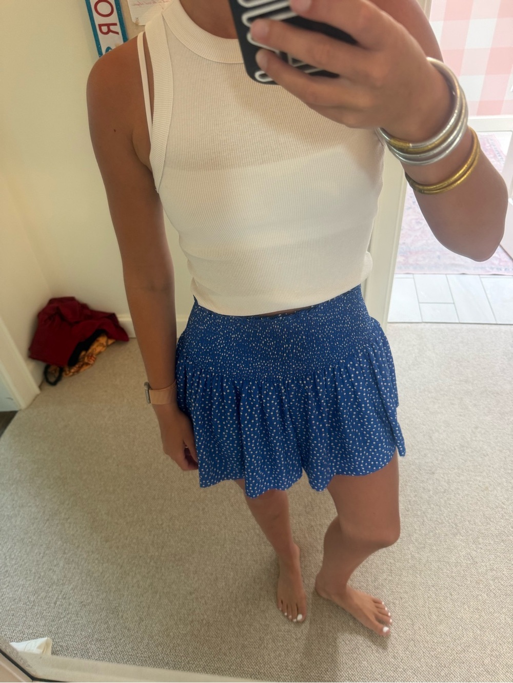 Blue Koch Mini Skirt - Women